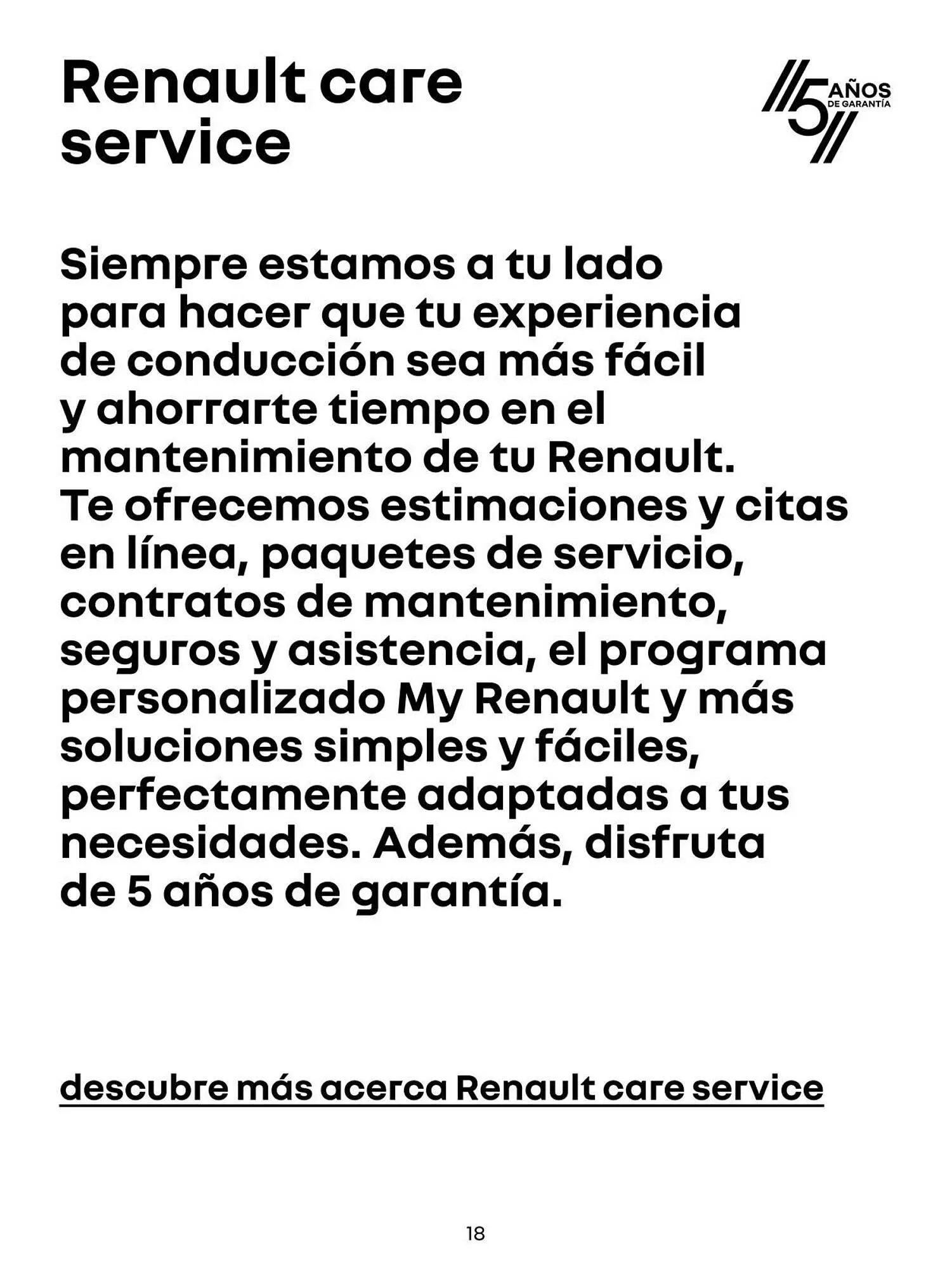Catálogo de Folleto Renault 6 de agosto al 31 de diciembre 2025 - Página 18
