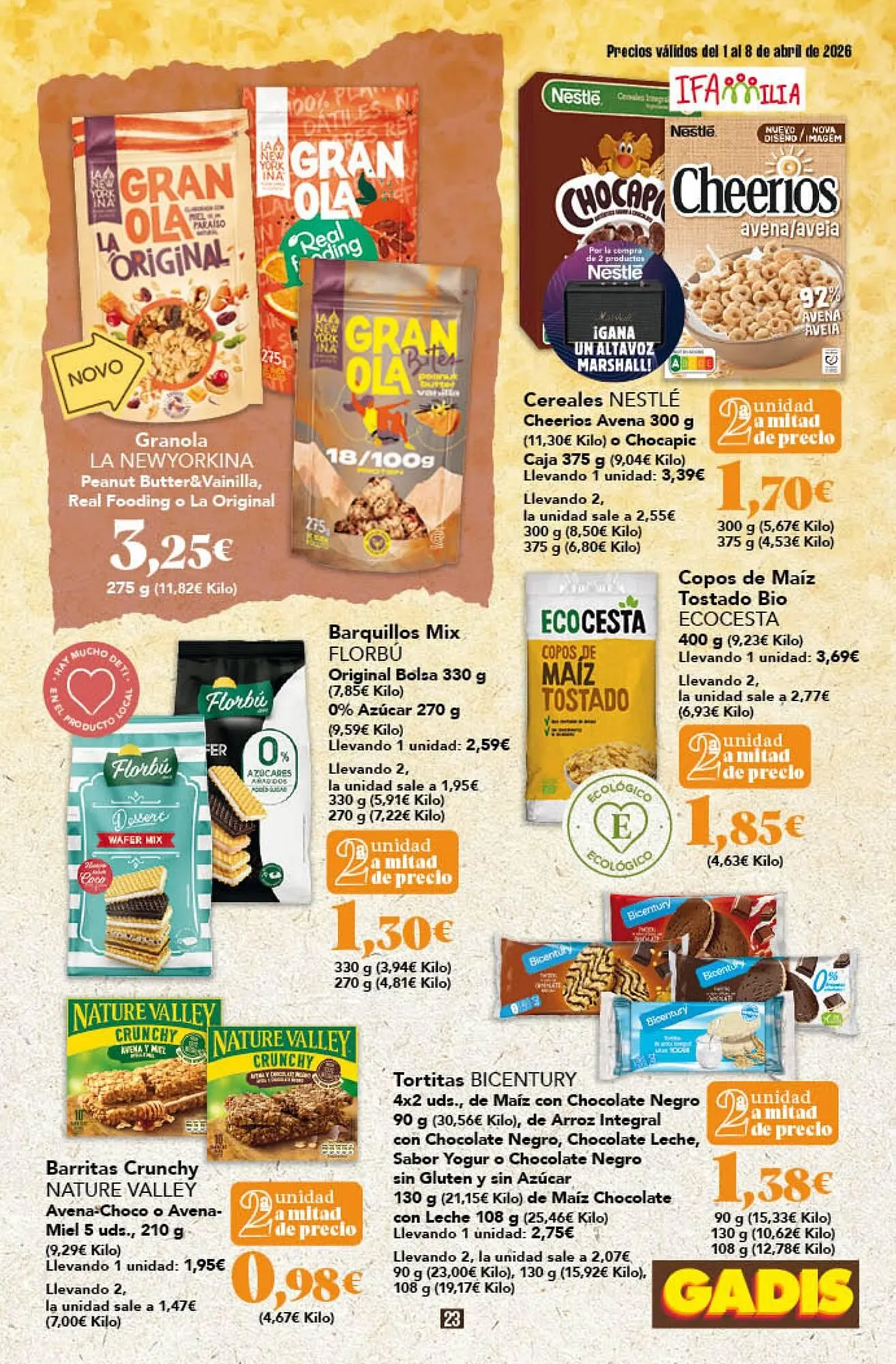 Catálogo de Folleto Gadis 1 de abril al 8 de abril 2026 - Página 23