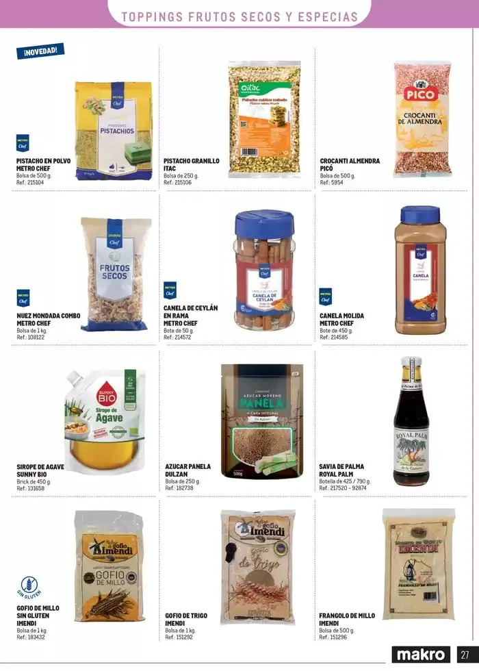 Catálogo de Especial Postres Canarias 4 de marzo al 31 de diciembre 2025 - Página 27