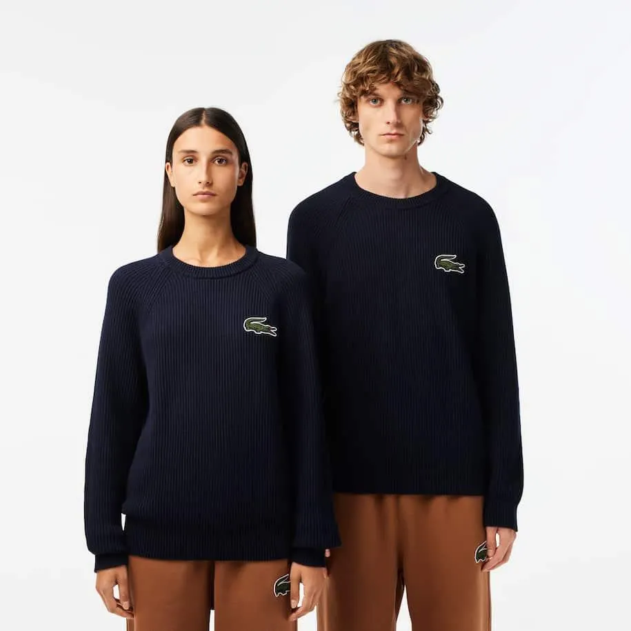 Jersey unisex Lacoste en algodón ecológico con cuello redondo