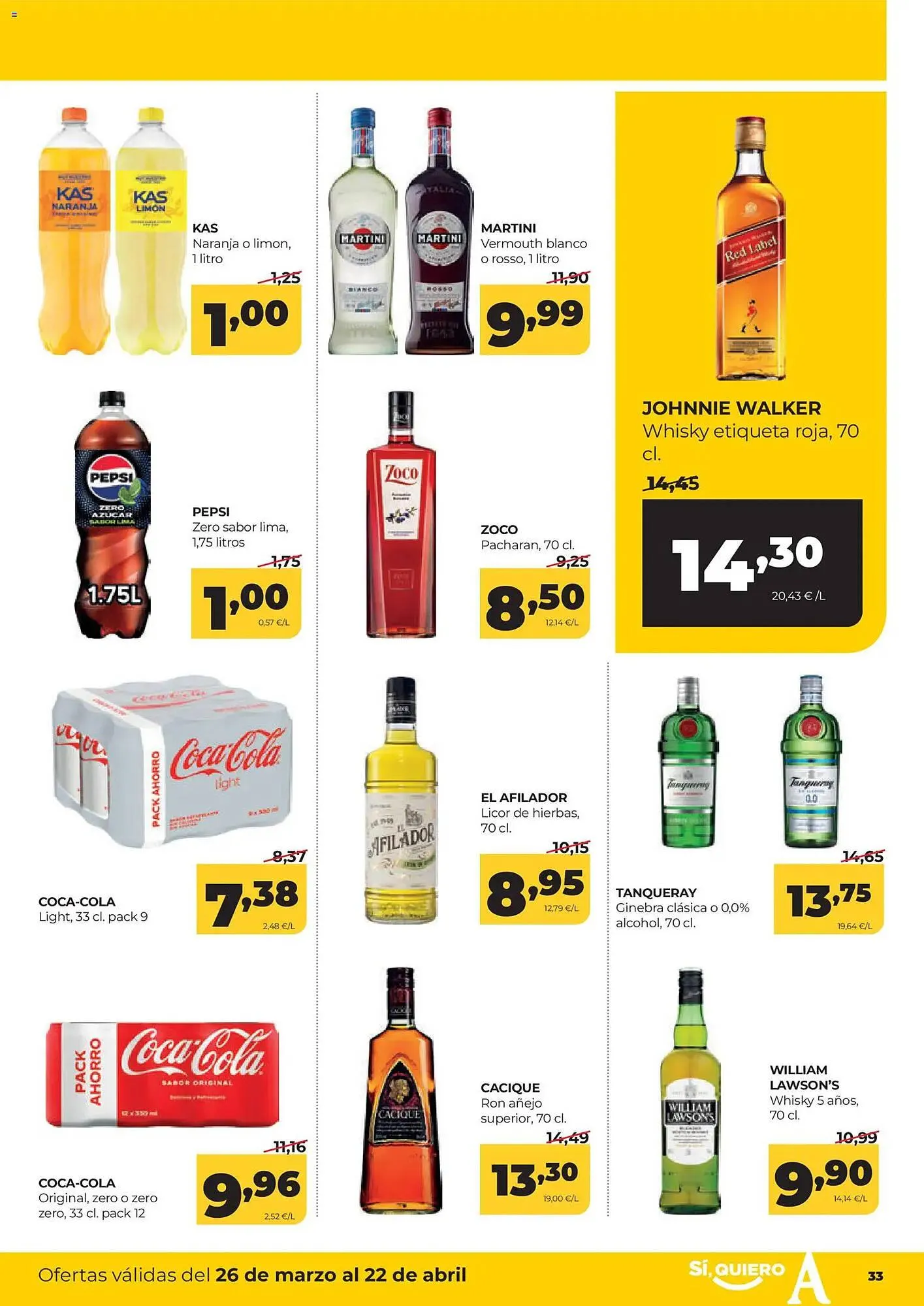 Catálogo de Folleto Alimerka 26 de marzo al 22 de abril 2026 - Página 33