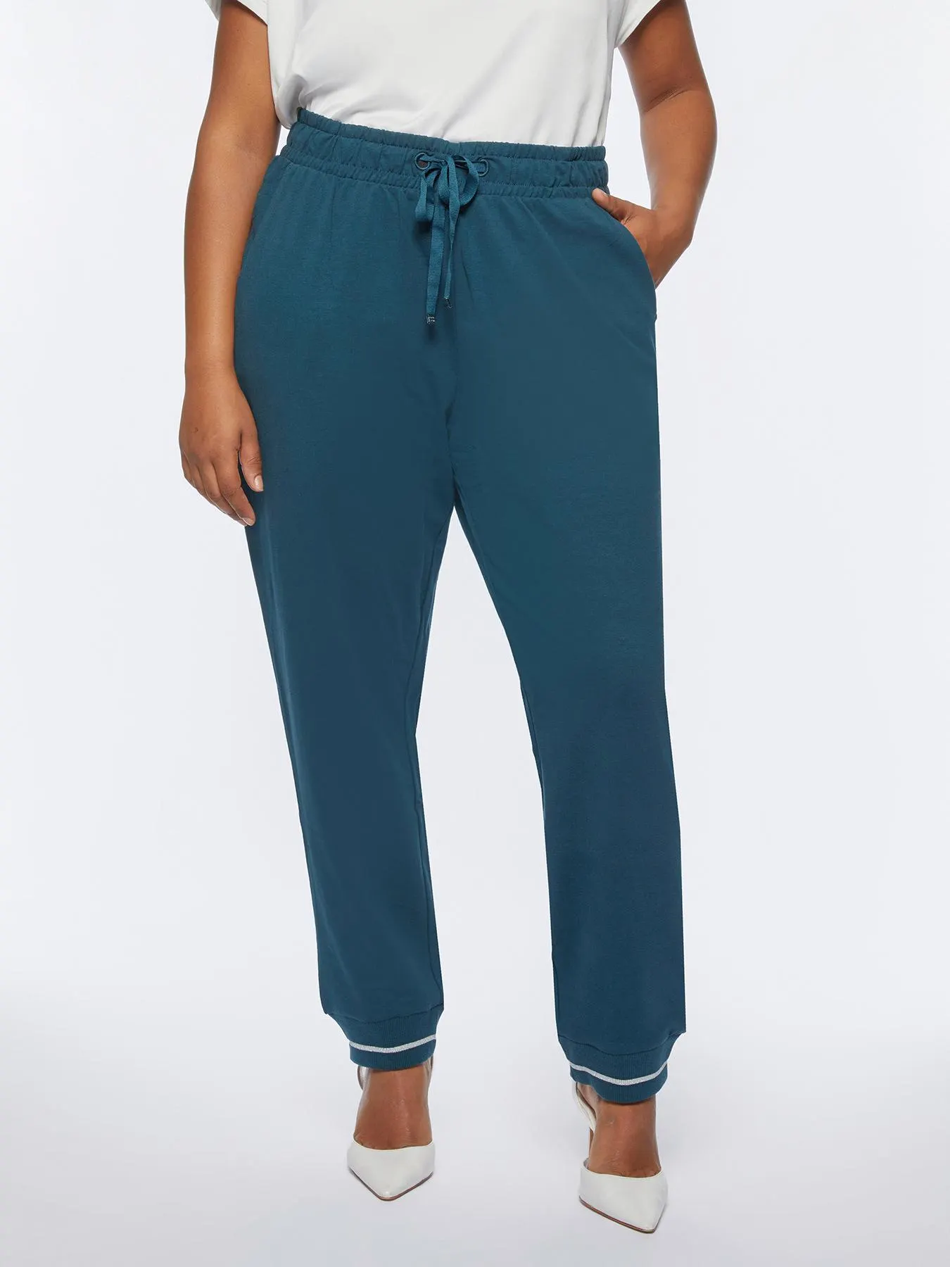 Pantalones de felpa con logotipo