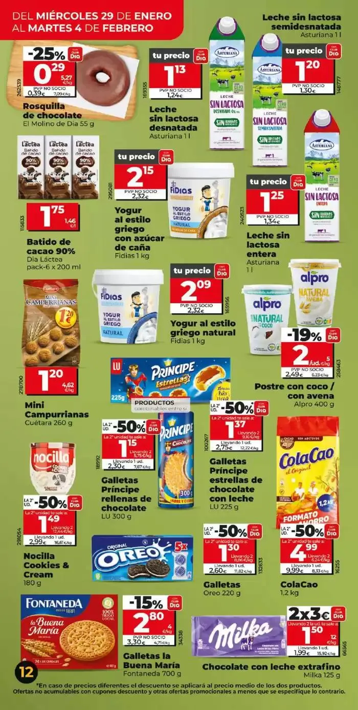 Catálogo de Nueva calidad Dia del 29/01 al 4/02 29 de enero al 4 de febrero 2025 - Página 12