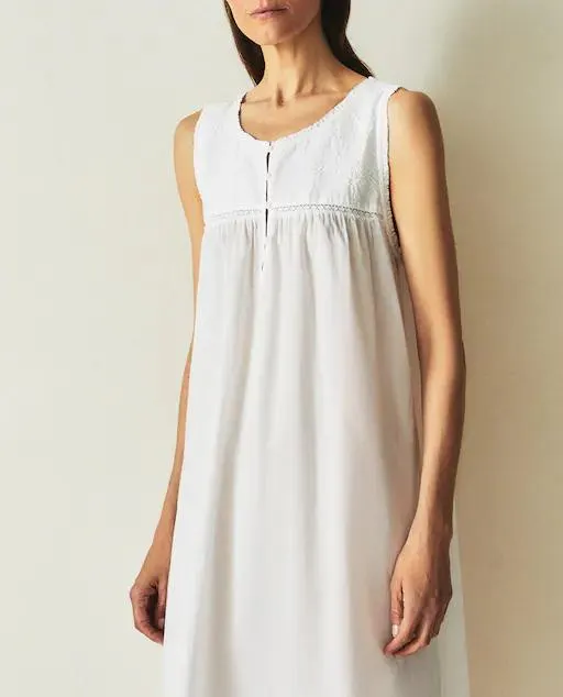 CAMISÓN ALGODÓN DETALLES BORDADOS