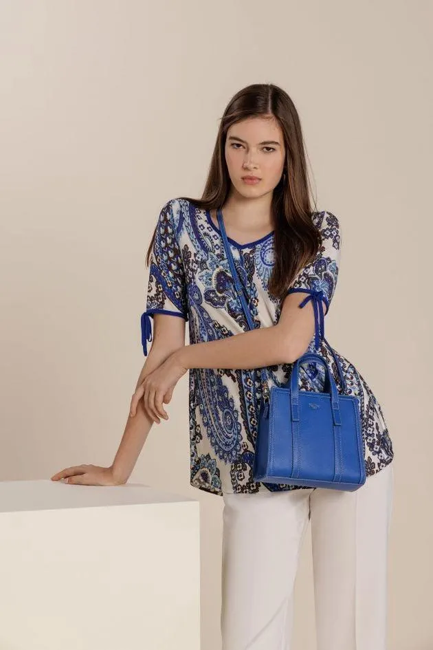 Blusón de punto circular