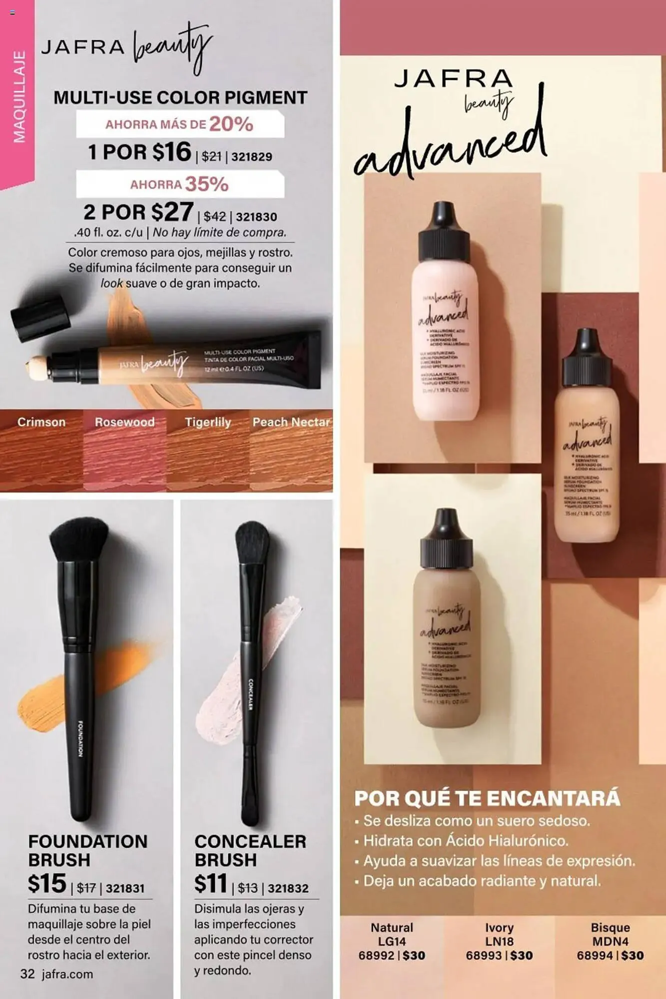 Catálogo de Folleto JAFRA 1 de abril al 30 de abril 2025 - Página 32