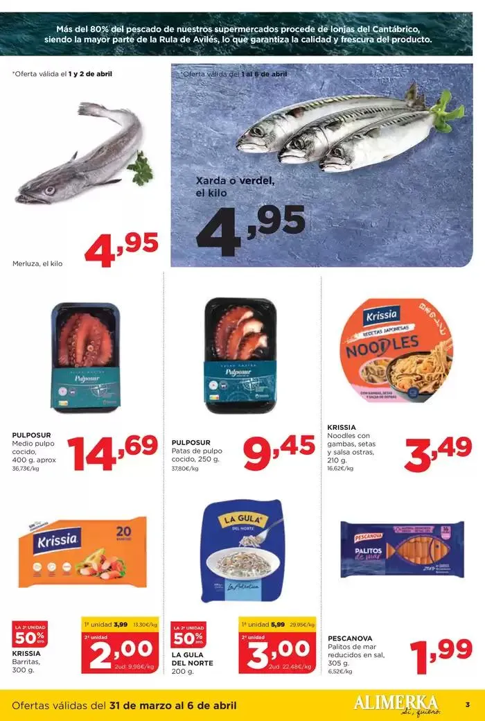 Catálogo de Catálogo Alimerka 31 de marzo al 6 de abril 2025 - Página 3