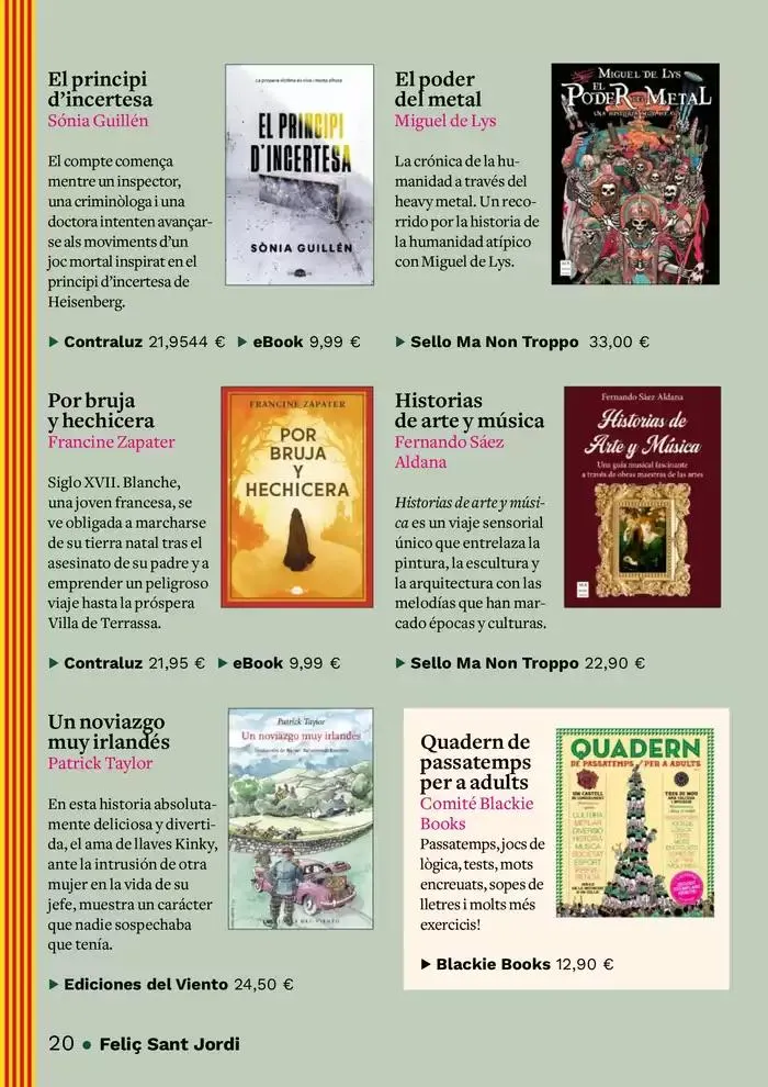 Catálogo de Sant Jordi 2025 8 de abril al 22 de abril 2025 - Página 20