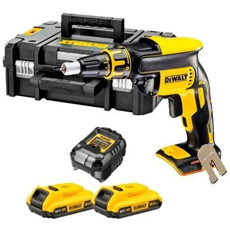 Atornillador pladur DEWALT DCF620D2 18V XR, dos baterías, cargador