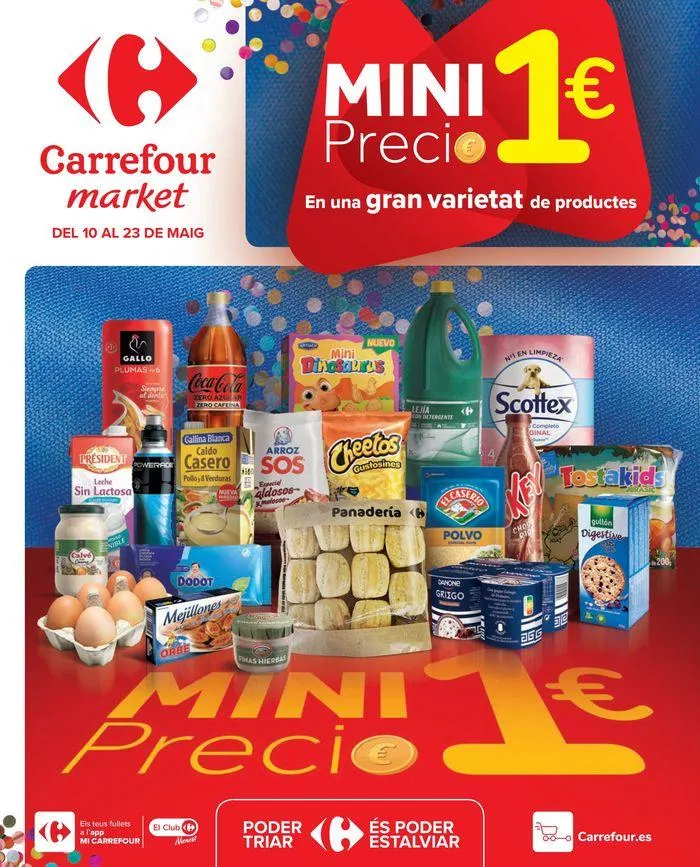 Catálogo de Mini Precio 1€ 10 de mayo al 23 de mayo 2024 - Página 1