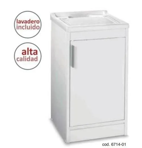 Mueble de resina con fregadero