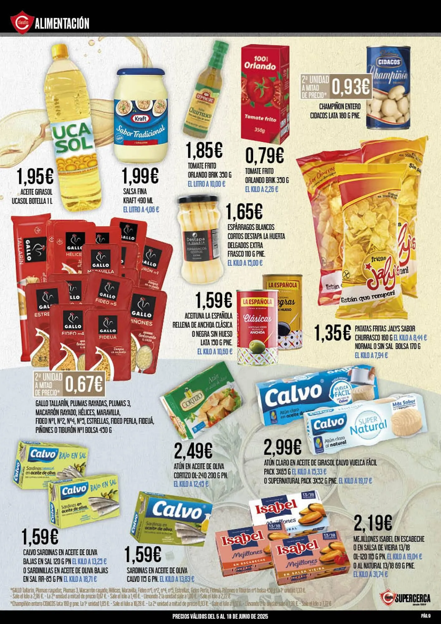 Catálogo de Folleto Claudio 5 de junio al 18 de junio 2025 - Página 9
