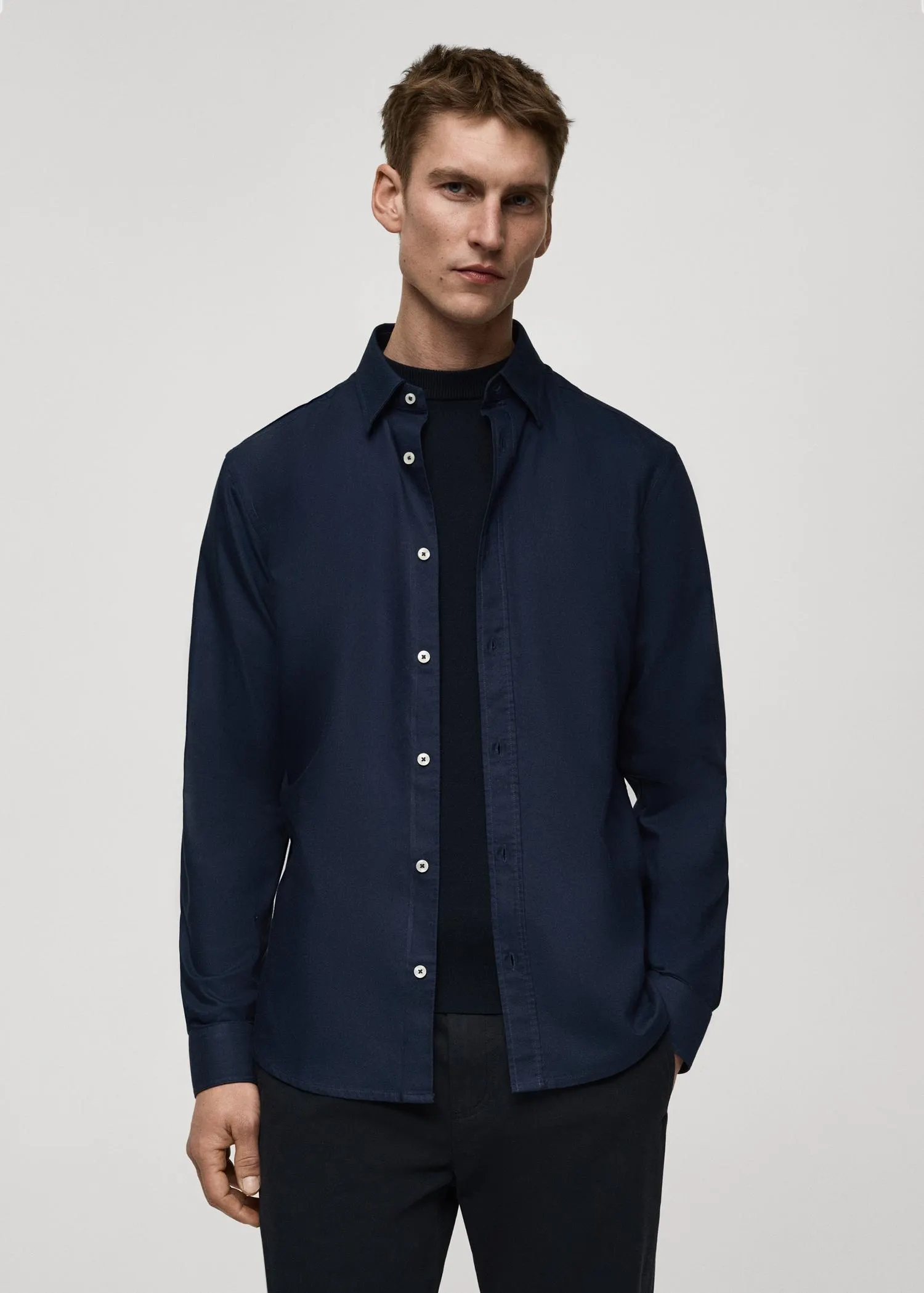 Camisa Oxford 100% algodón