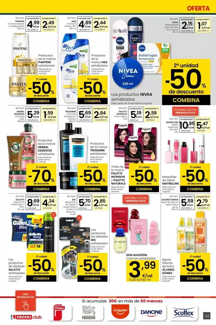 Catálogo de Más de 2000 productos, SIEMPRE A BUEN PRECIO HIPERMERCADOS EROSKI 30 de enero al 11 de febrero 2025 - Página 33