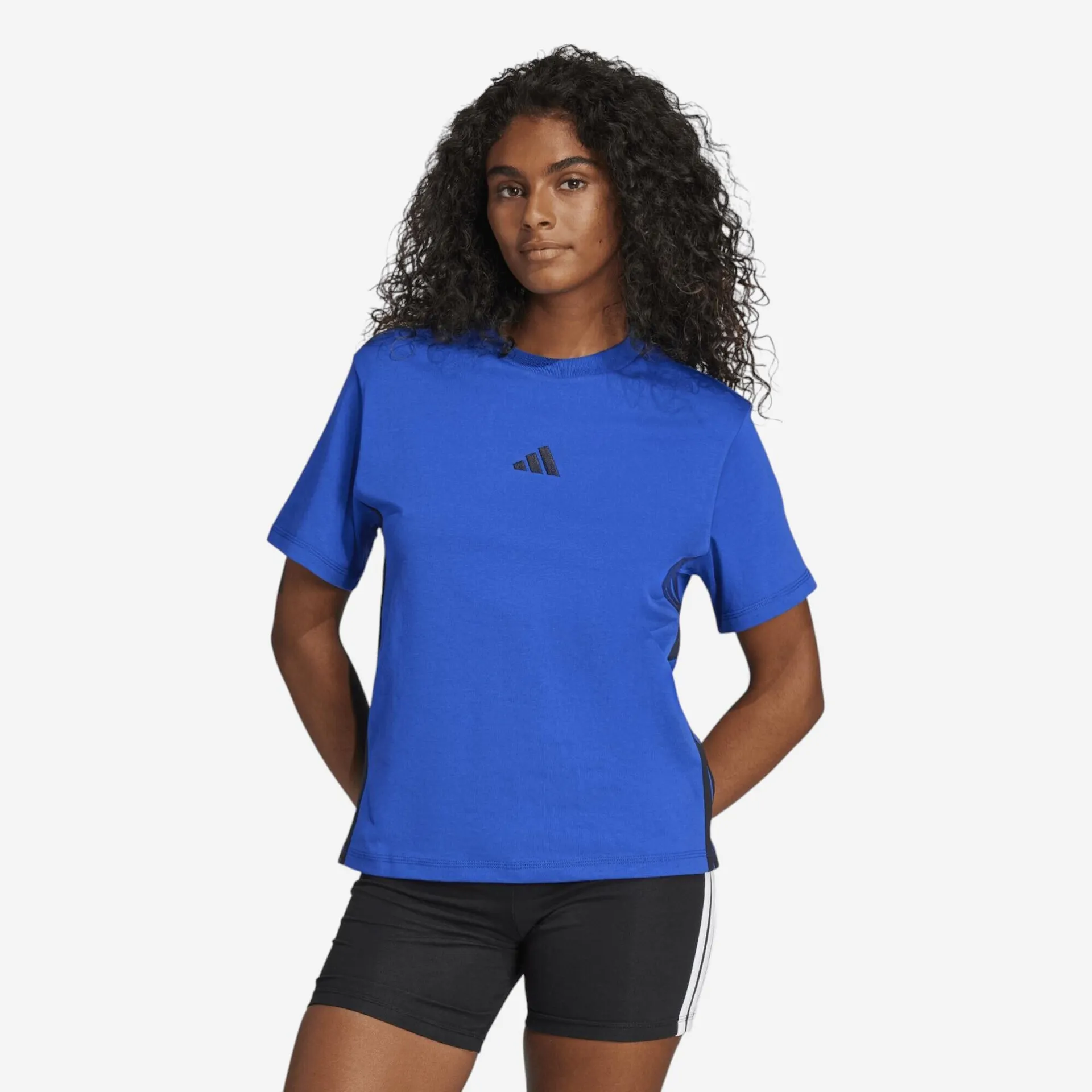 Camiseta Fitness Mujer Azul