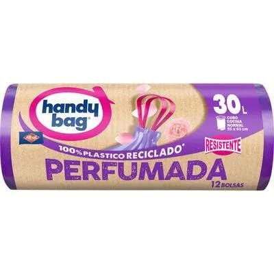 Bolsa Basura Handy Bag Perfumada 30L 12 bolsas