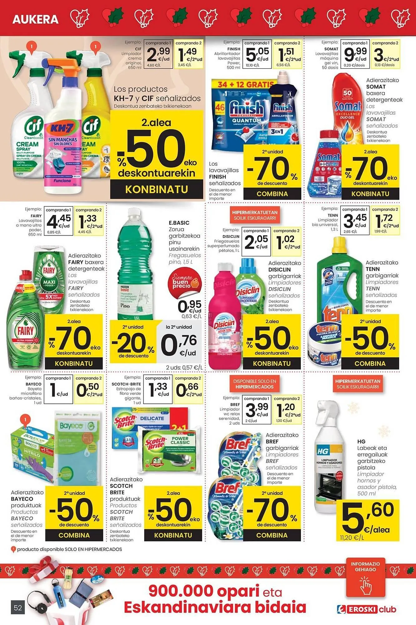 Catálogo de Folleto Eroski 18 de diciembre al 31 de diciembre 2025 - Página 52