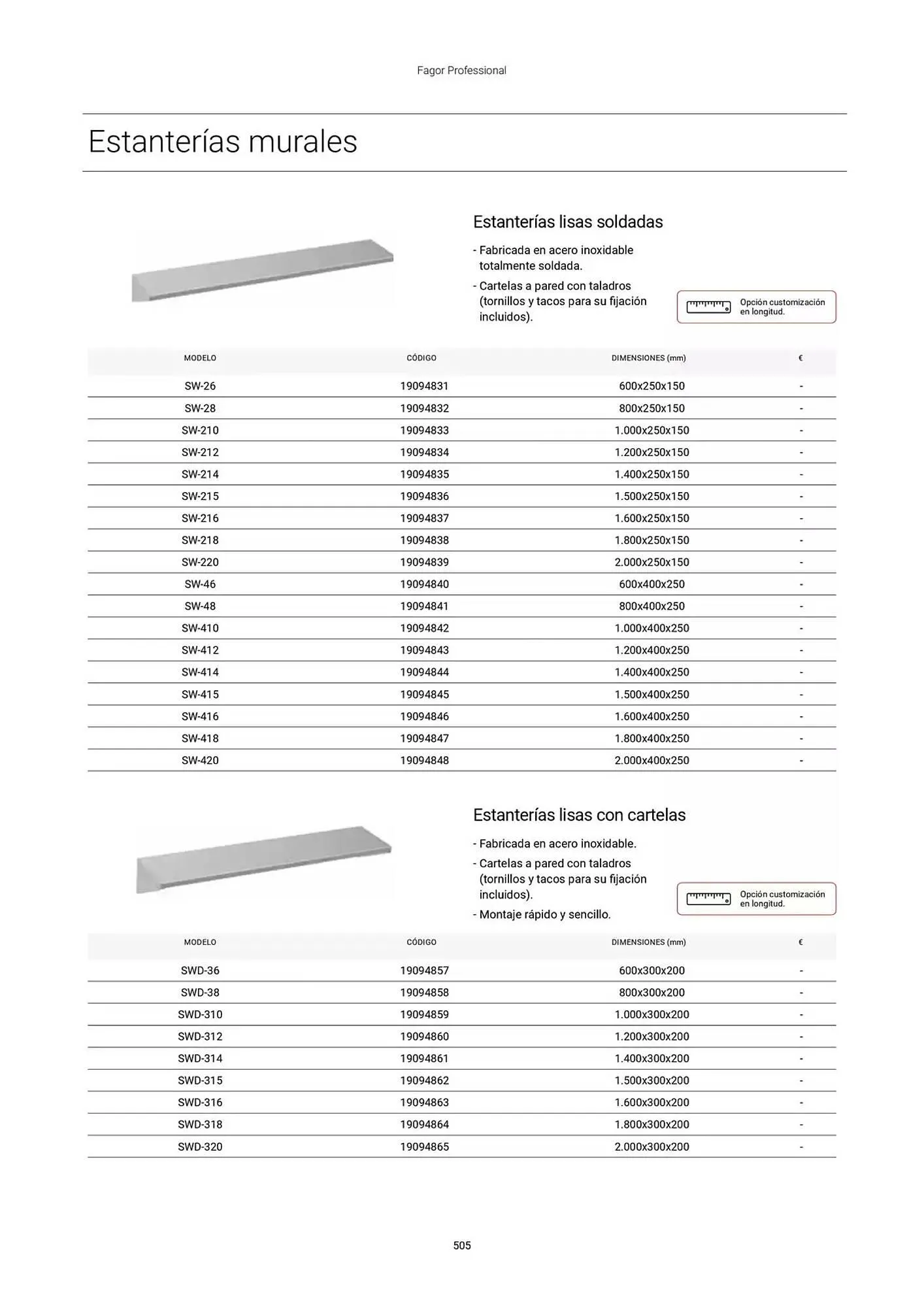 Catálogo de Folleto Fagor 3 de marzo al 1 de enero 2026 - Página 506