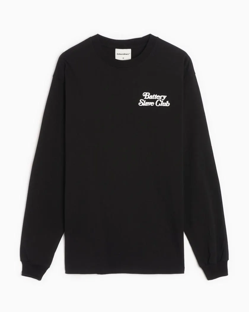 Extraordinary® Battery Slave Club Men's Long Sleeve T-Shirt