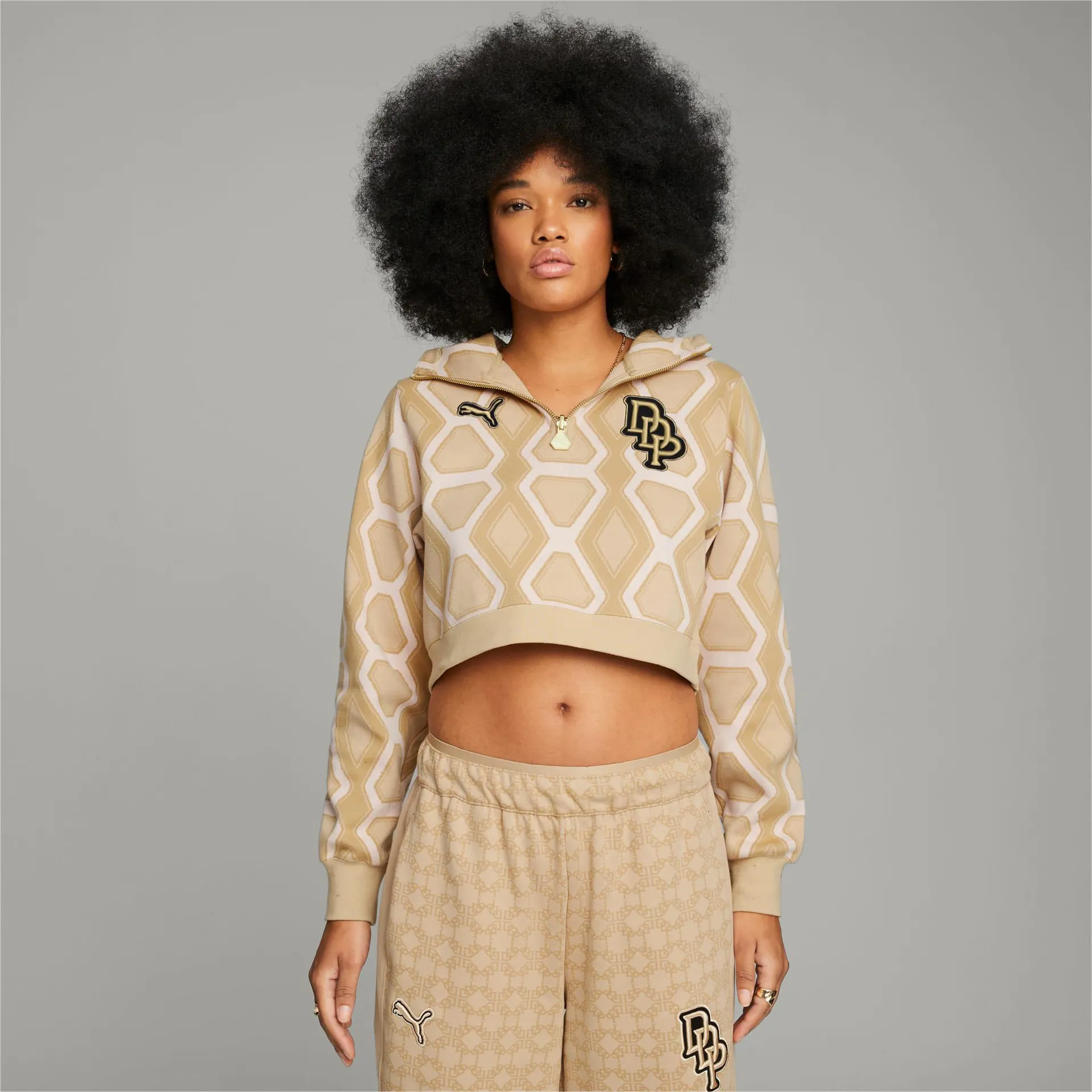 PUMA x DAPPER DAN Women's Cropped Hoodie
