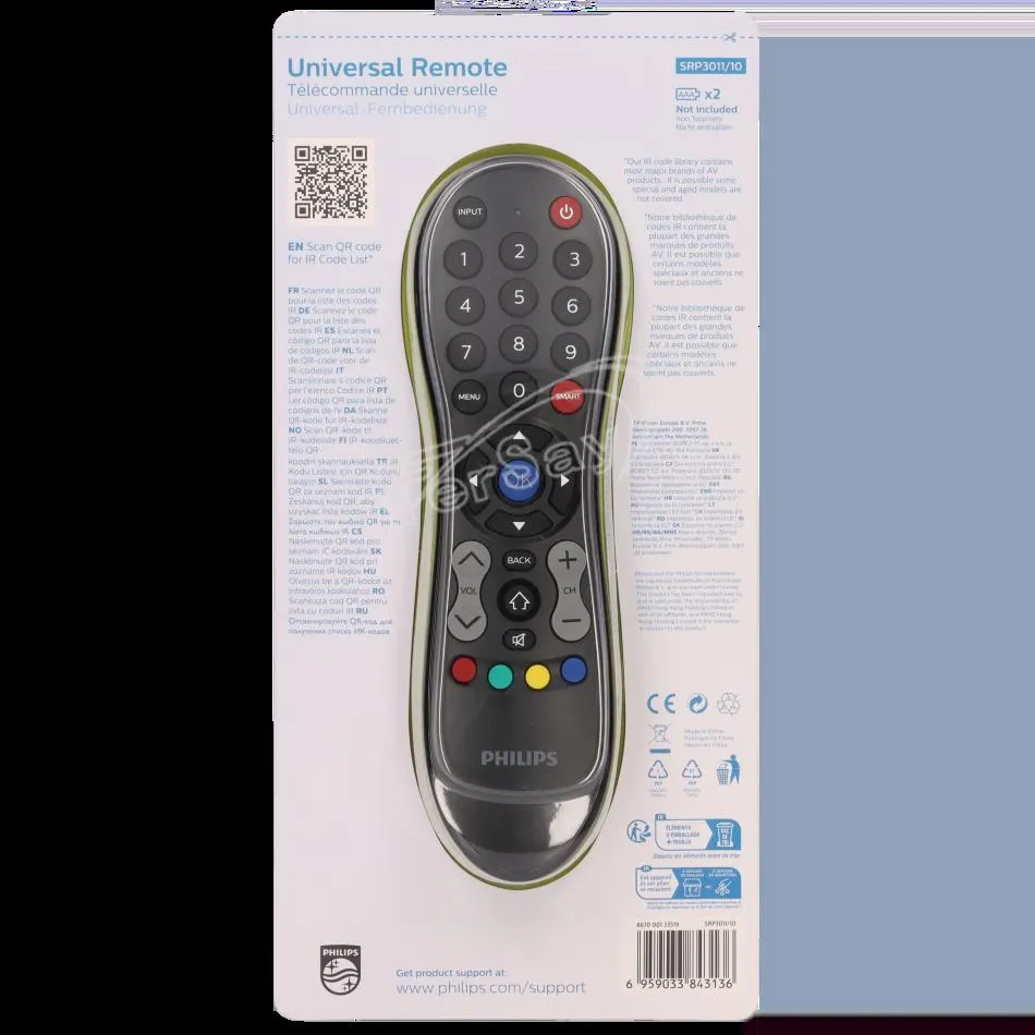 Mando Universal para tv con botones grandes