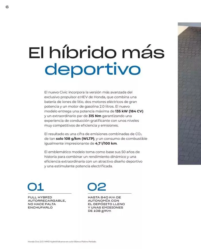 Catálogo de Honda Civic-Hybrid 30 de agosto al 30 de junio 2025 - Página 6