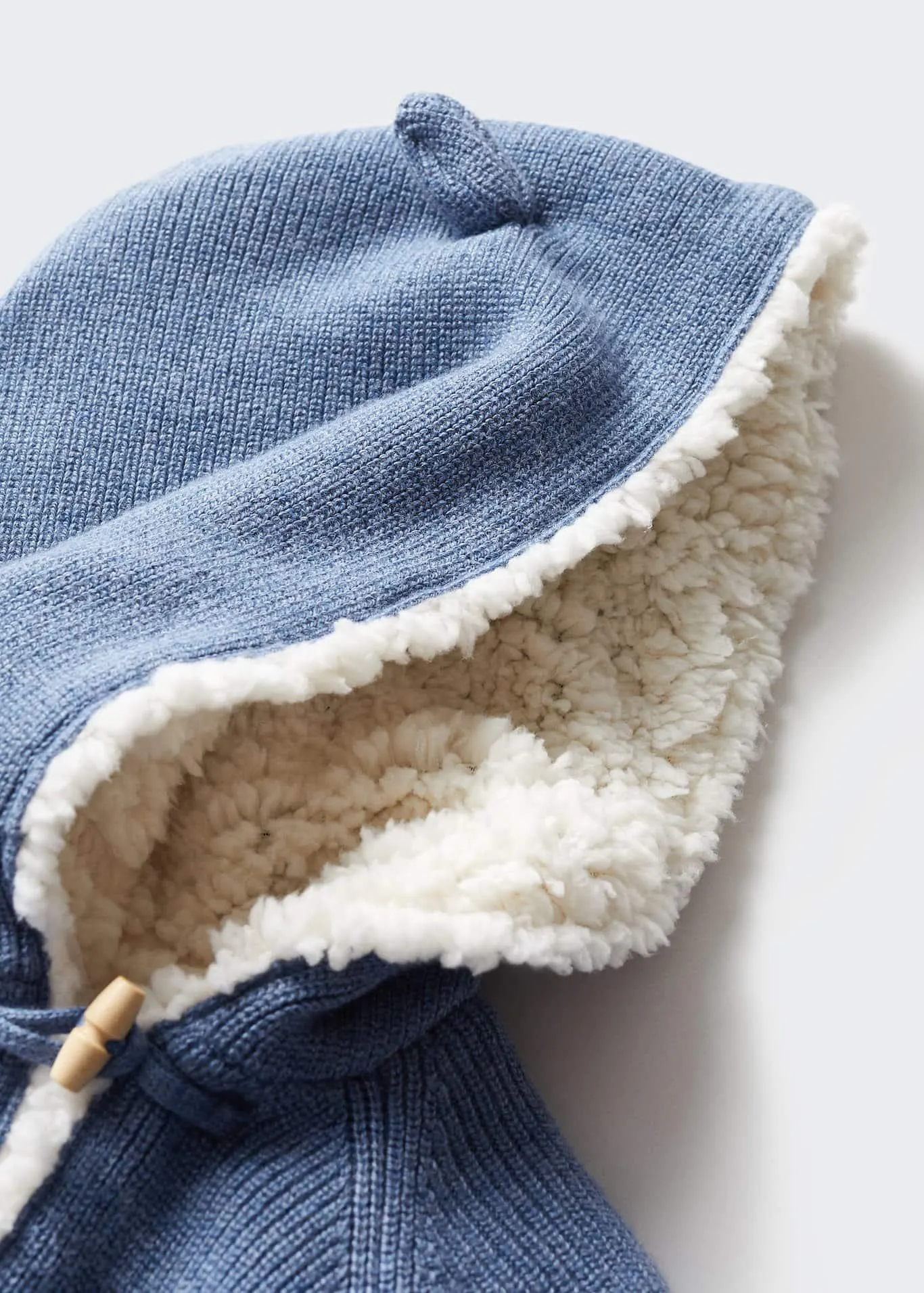 Cárdigan punto pelo interior