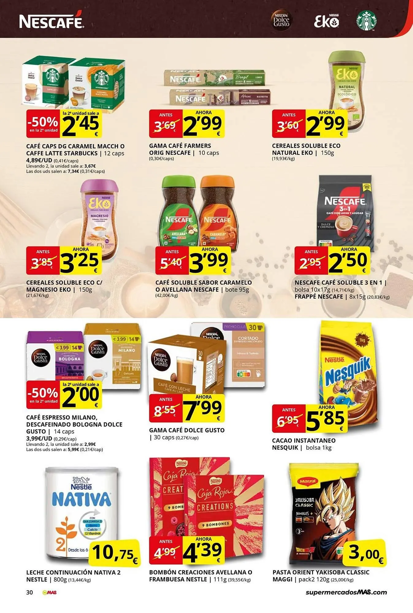 Catálogo de Folleto Supermercados MAS 31 de octubre al 30 de noviembre 2025 - Página 30