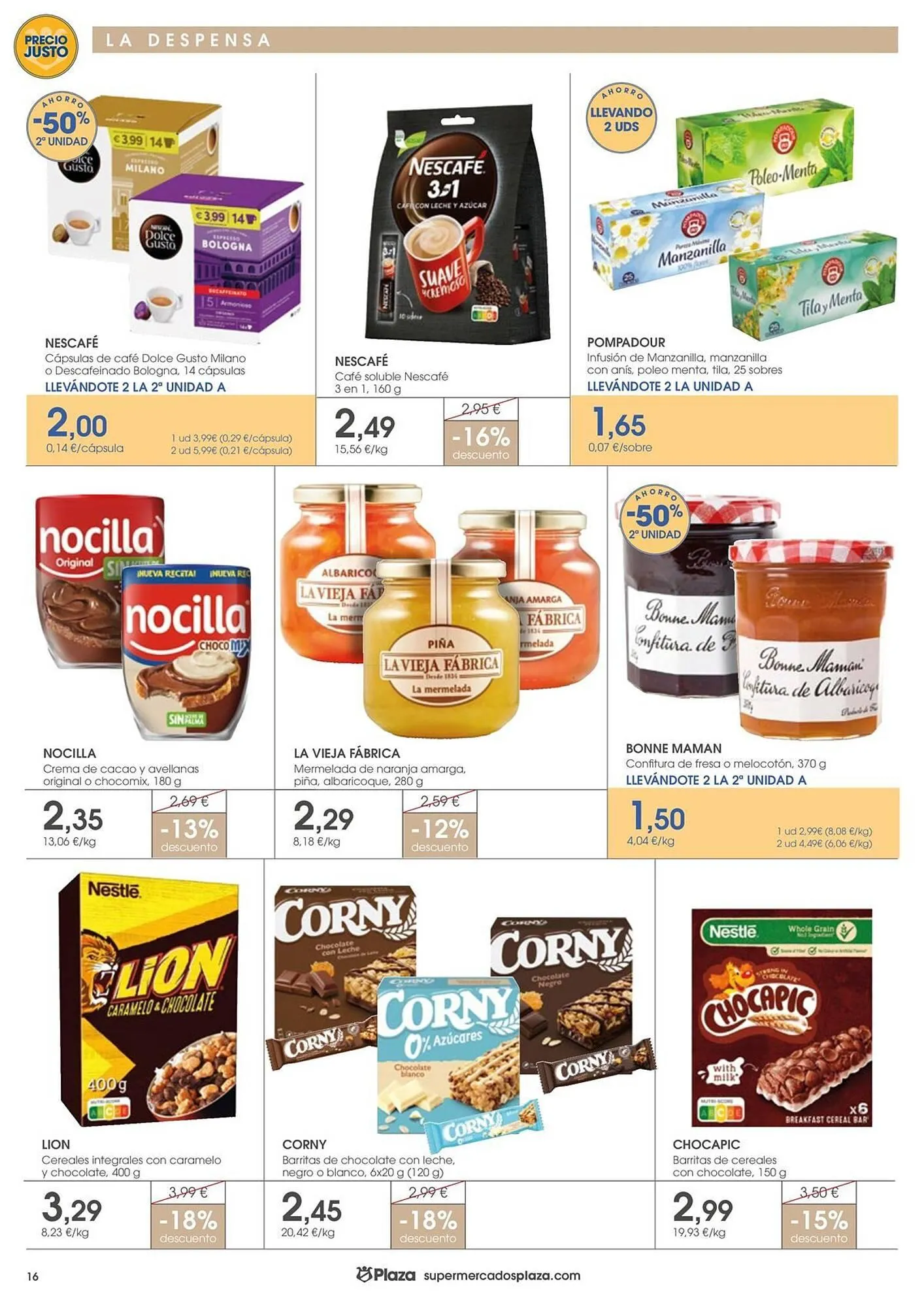 Catálogo de Folleto Supermercados Plaza 11 de julio al 30 de julio 2025 - Página 16