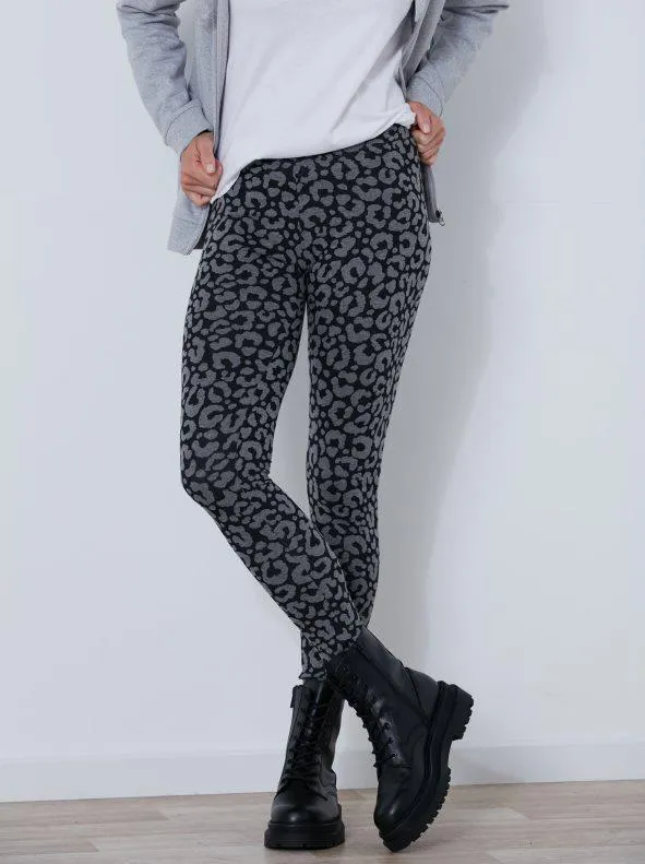 Legging largo estampado animal print