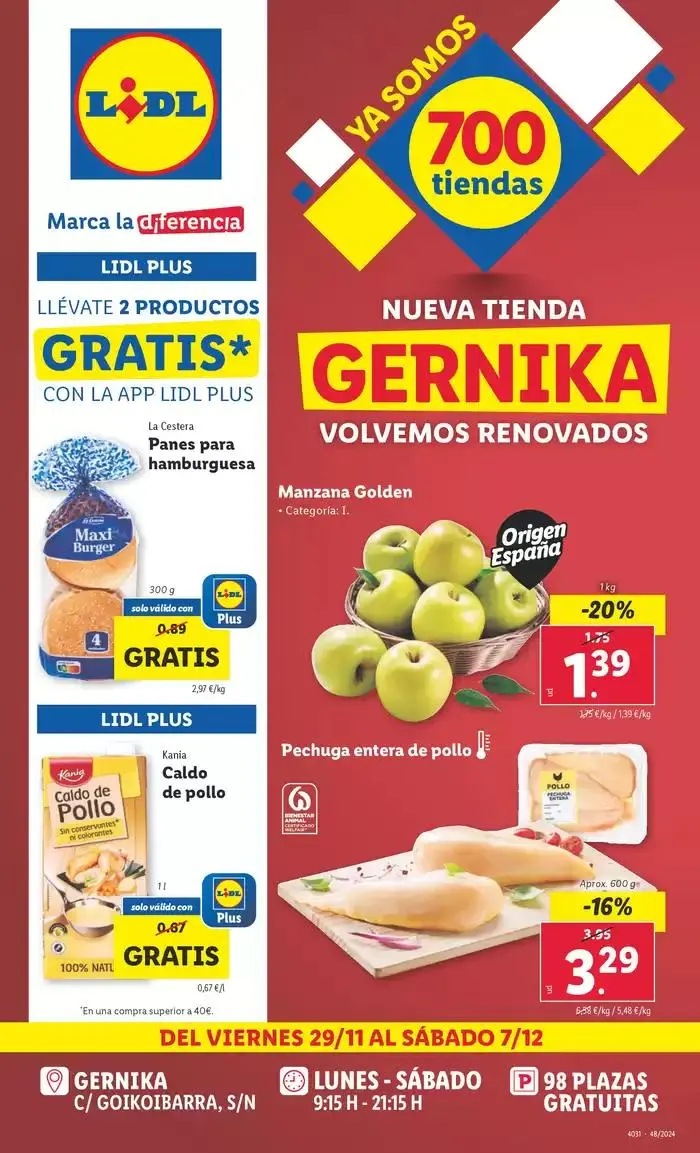 Catálogo de NUEVA TIENDA GERNIKA 29 de noviembre al 7 de diciembre 2024 - Página 1