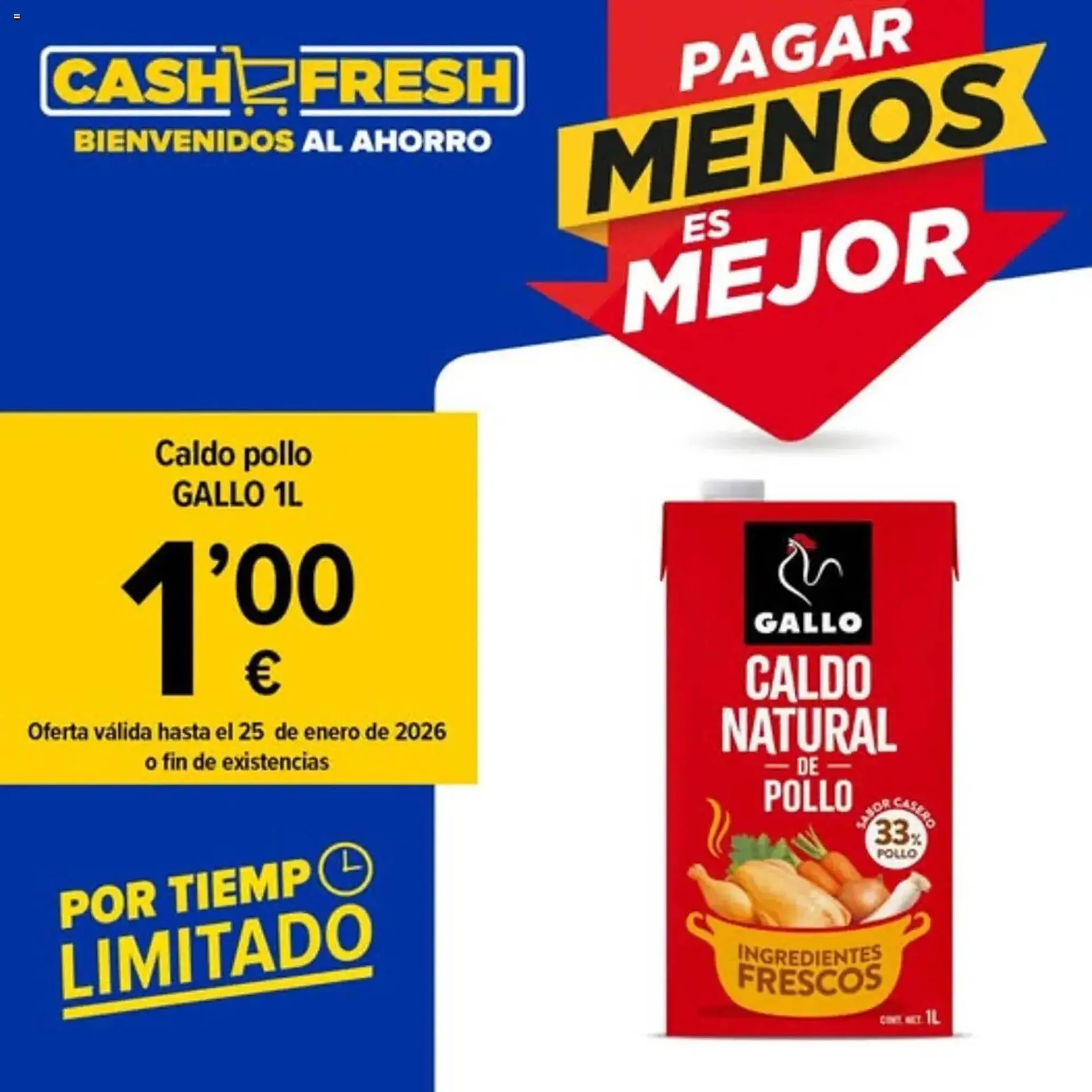 Catálogo de Folleto Cash Fresh 19 de enero al 25 de enero 2026 - Página 1