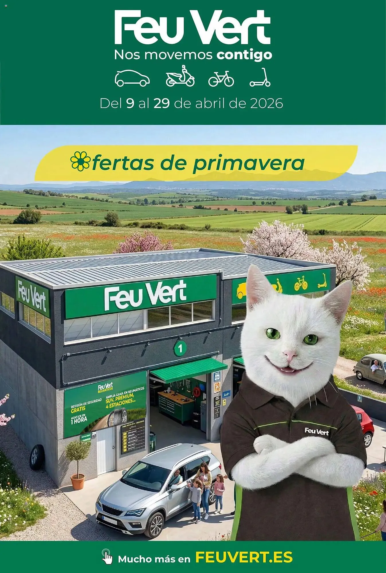 Catálogo de Folleto Feu Vert 9 de abril al 29 de abril 2026 - Página 1
