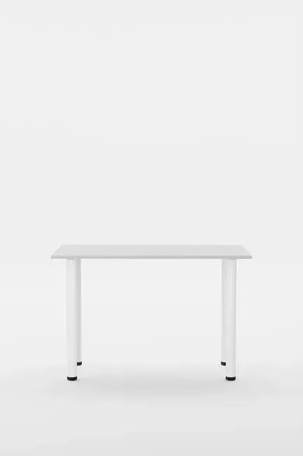 Mesa Escritorio blanca Oyun con patas branco (119x60x75 cm) PLYKIT