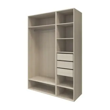 Armario completo Homny 2 columnas roble 1,5 m