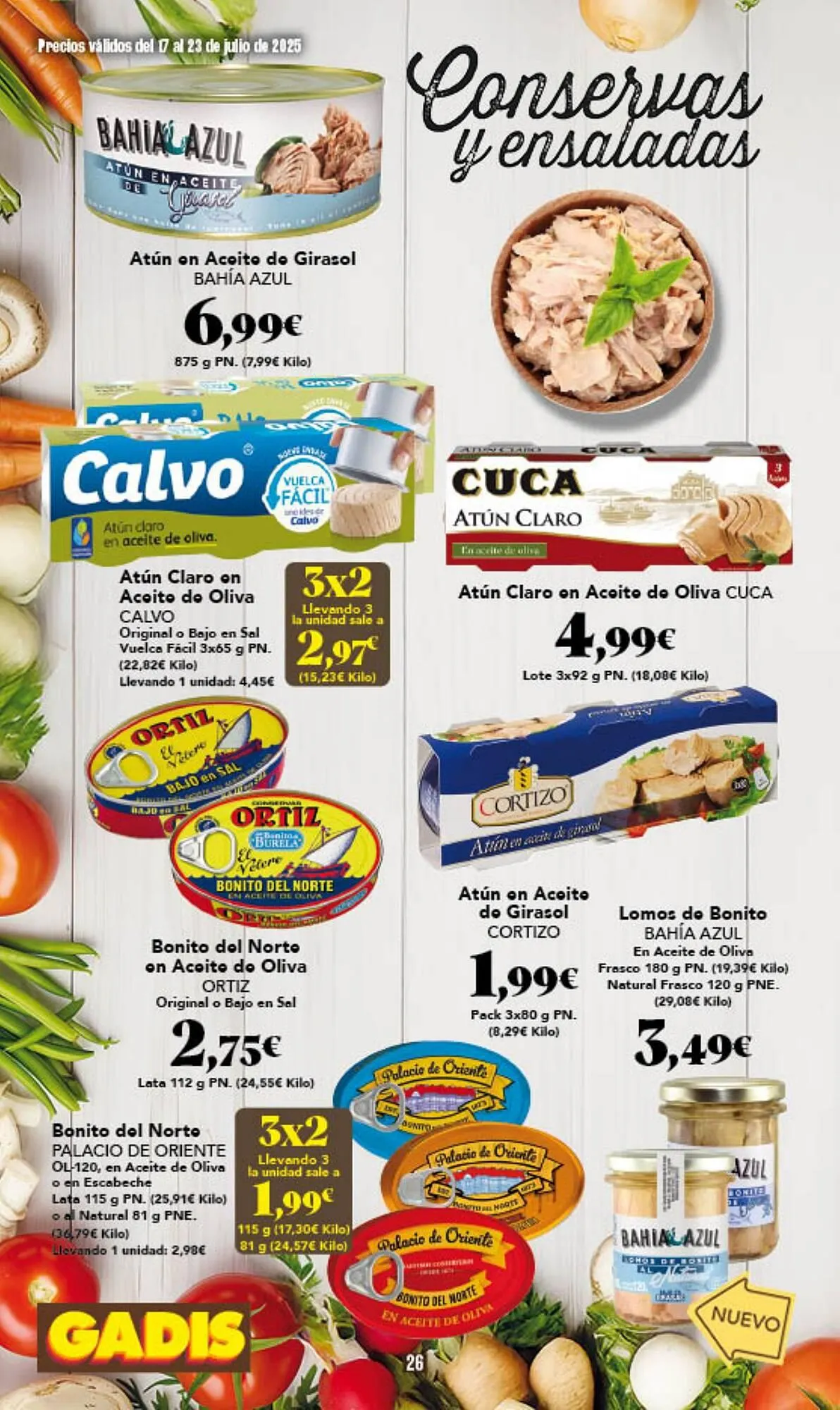 Catálogo de Folleto Gadis 17 de julio al 23 de julio 2025 - Página 26
