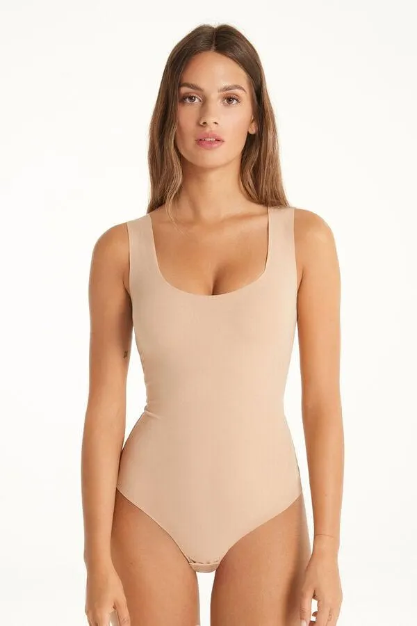 Body de Algodón Sin Rematar