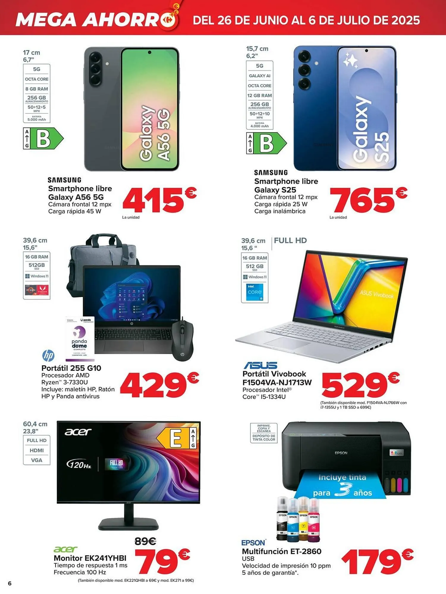 Catálogo de Folleto Carrefour 26 de junio al 6 de julio 2025 - Página 6