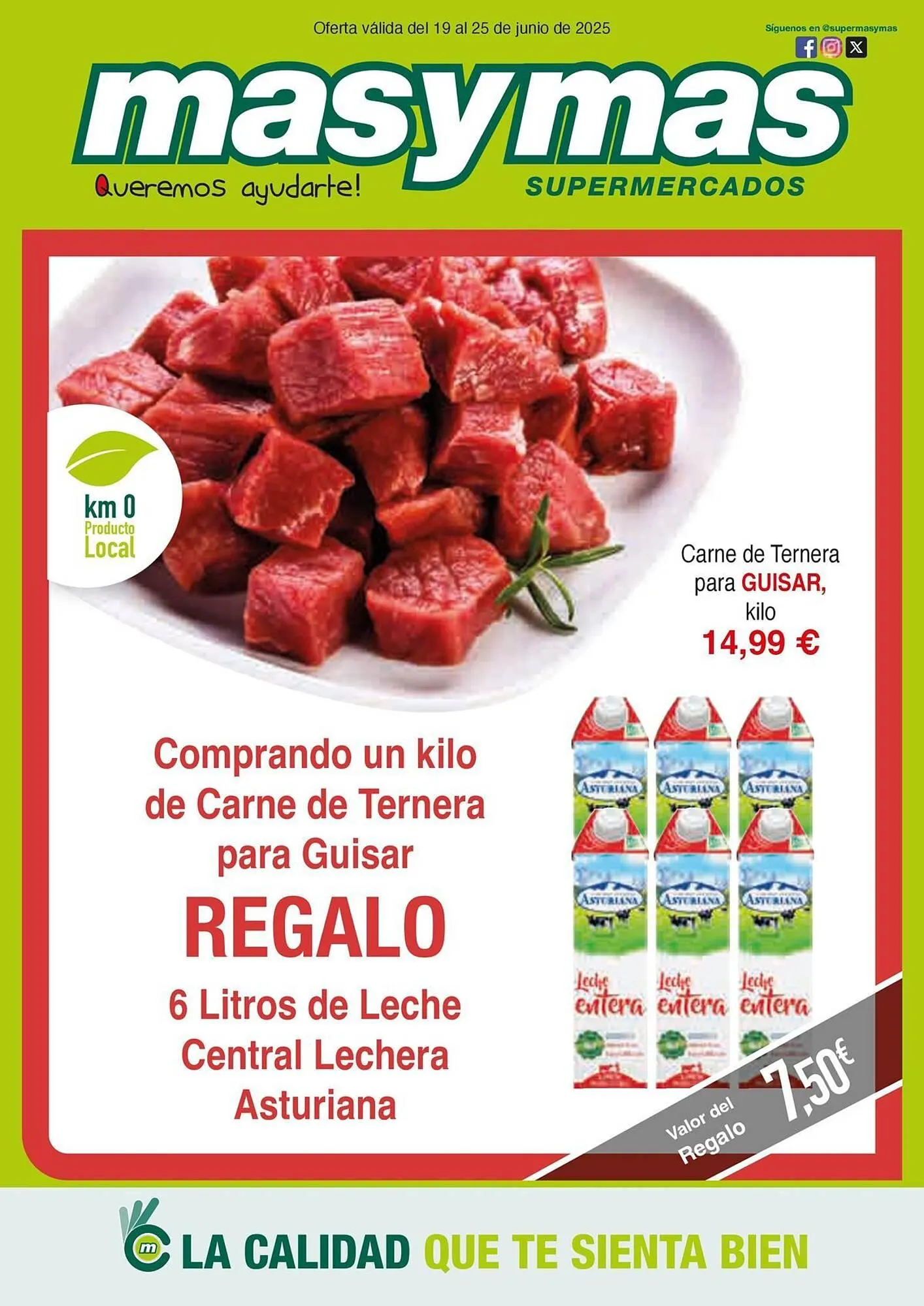 Catálogo de Folleto Masymas 19 de junio al 25 de junio 2025 - Página 1