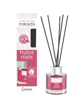 Ambientador tipo mikado Lanta 50ml frutos rojos