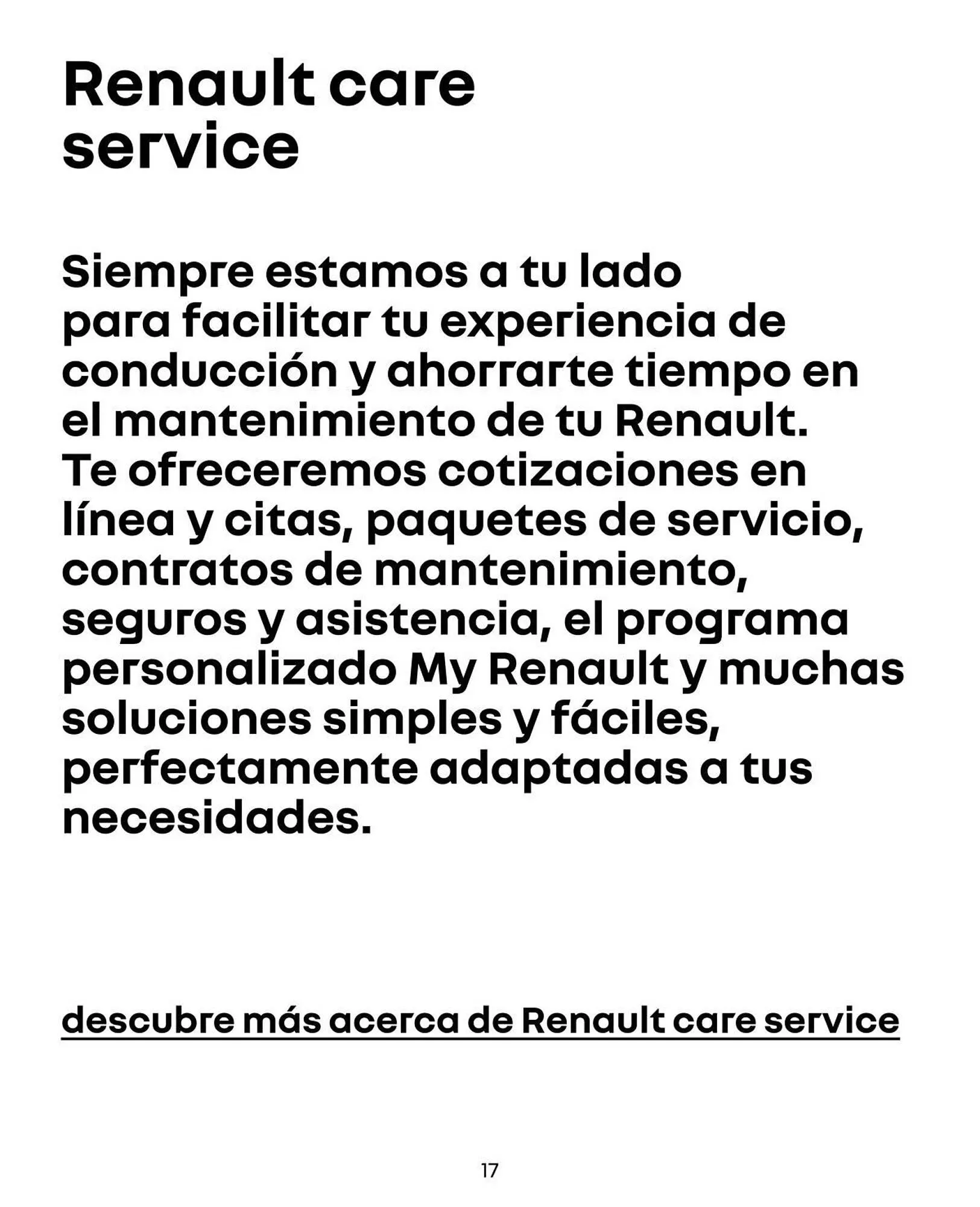 Catálogo de Folleto Renault 6 de agosto al 31 de diciembre 2025 - Página 17