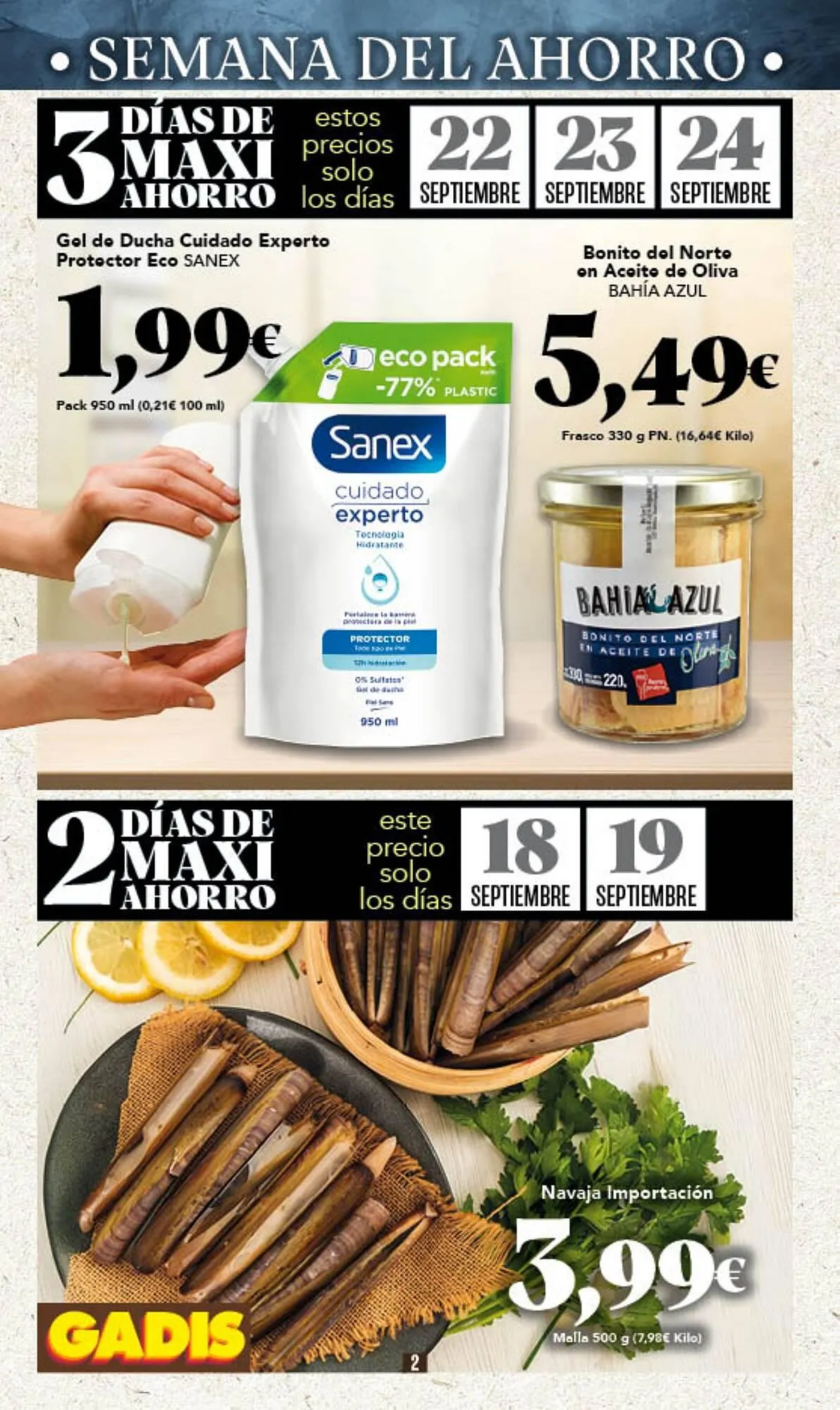 Catálogo de Folleto Gadis 18 de septiembre al 24 de septiembre 2025 - Página 2