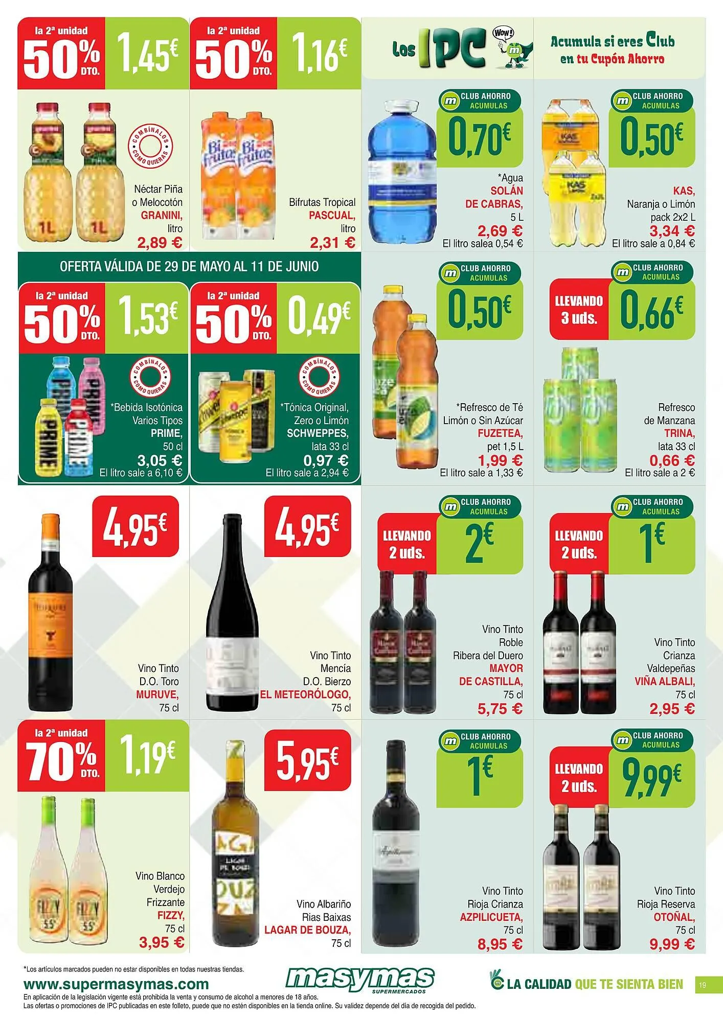 Catálogo de Folleto Masymas 29 de mayo al 25 de junio 2025 - Página 19
