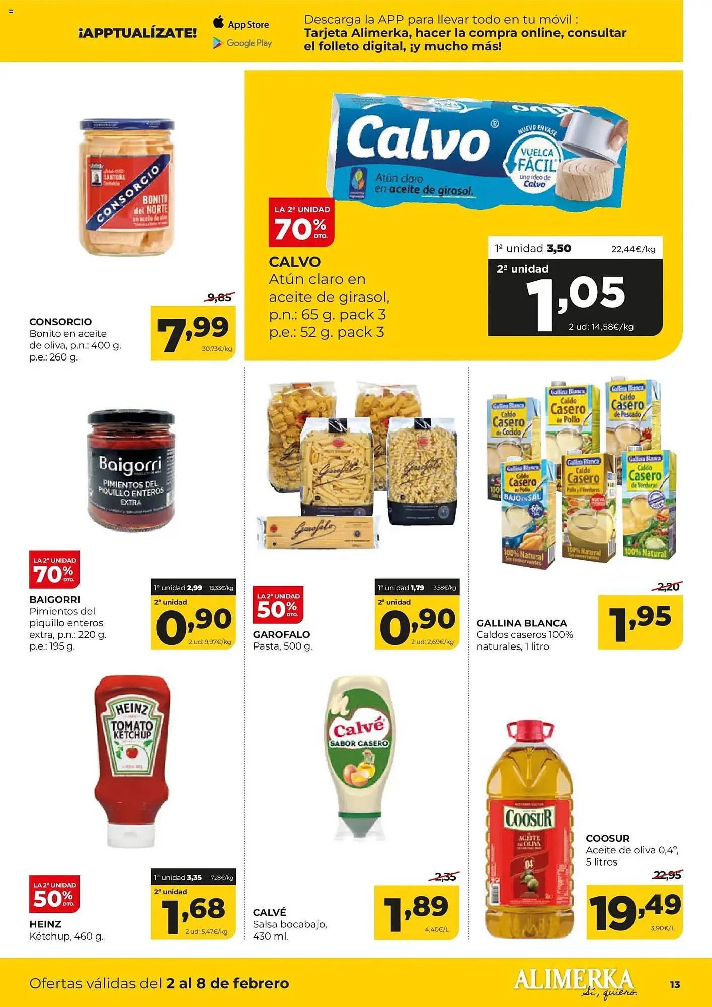 Catálogo de Folleto Alimerka 2 de febrero al 8 de febrero 2026 - Página 13