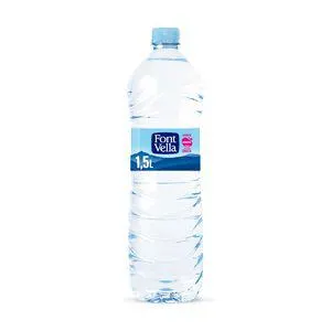 FONT VELLA agua mineral natural botella 1.5 lt