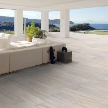 Pavimento porcelánico natura gris 22,5 x 90 cm