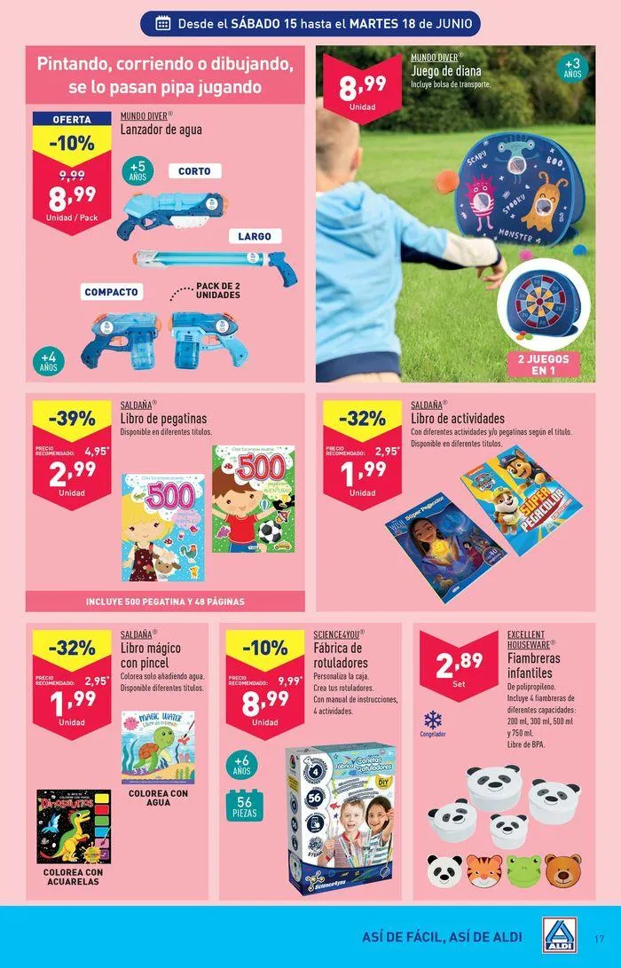 Catálogo de  ¡Así de fácil, así de Aldi! 12 de junio al 18 de junio 2024 - Página 17