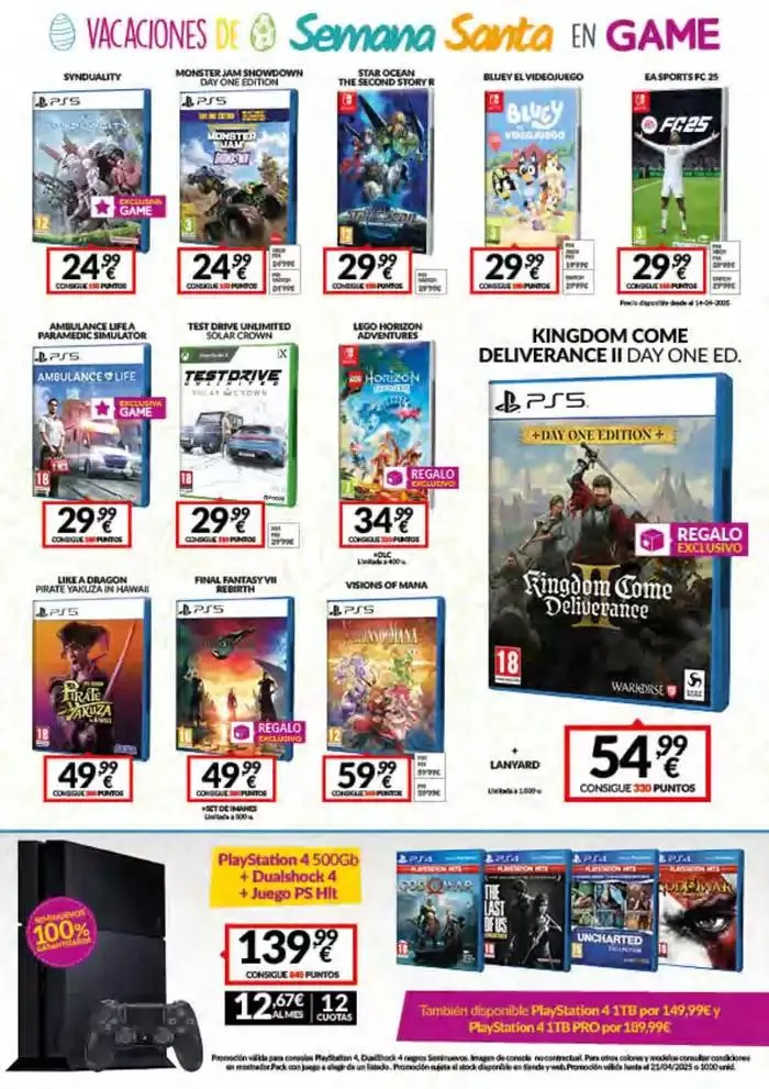 Catálogo de Especial vacaciones de Semana Santa en game 10 de abril al 21 de abril 2025 - Página 3