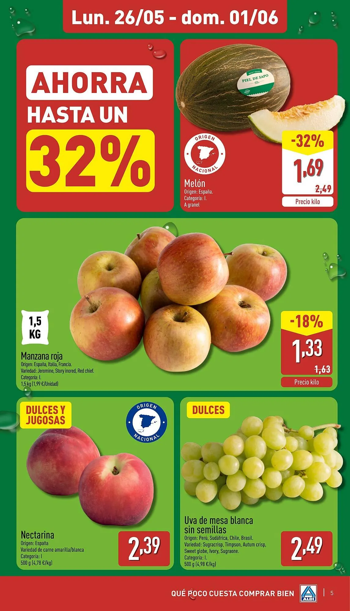 Catálogo de Folleto ALDI 26 de mayo al 1 de junio 2025 - Página 5