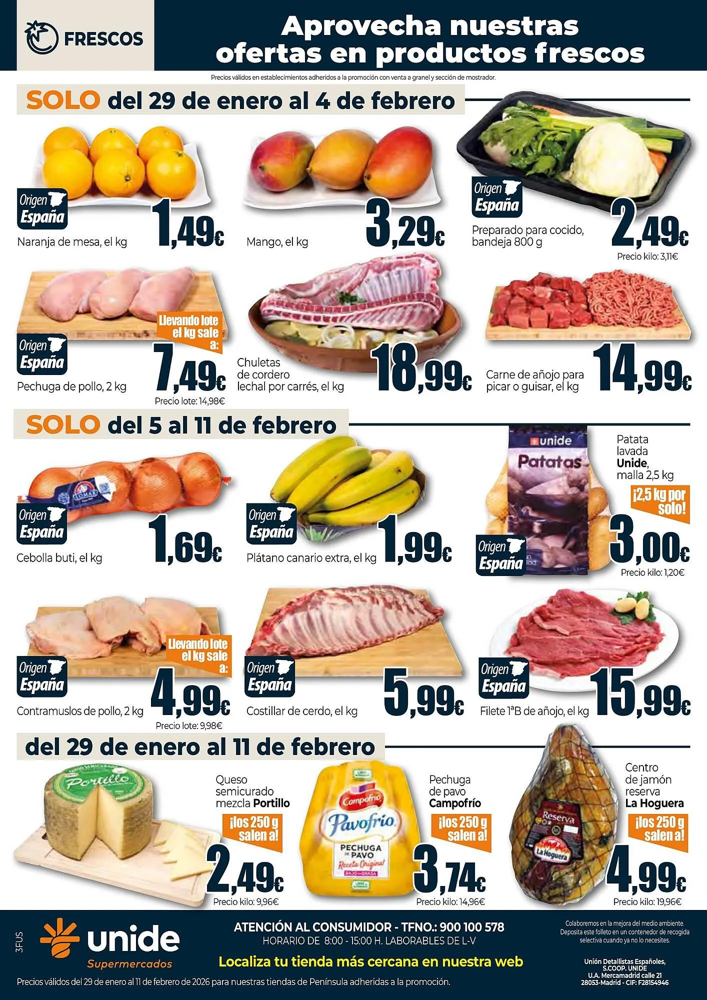 Catálogo de Folleto Unide Supermercados 29 de enero al 11 de febrero 2026 - Página 4